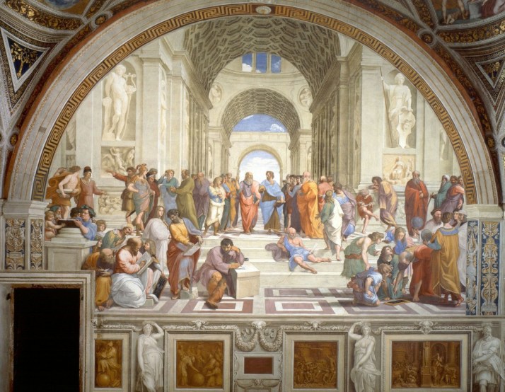 Scuola-di-Atene-Raffaello-Sanzio-analisi-1024x795