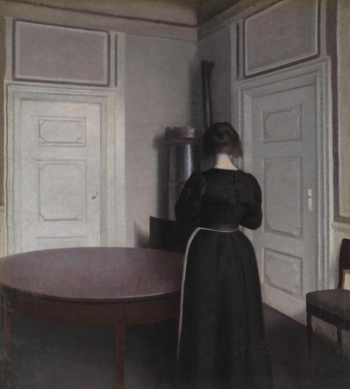 Interior 1899 by Vilhelm Hammershoi 1864-1916