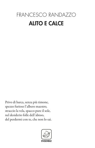 copertina fronte Alito e Calce